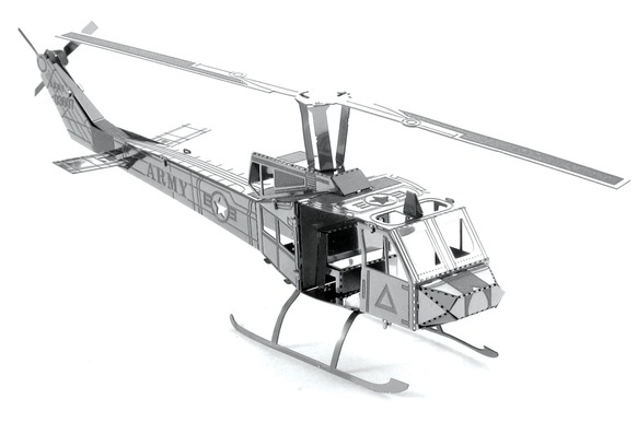 3D Pussel Metall - Helikopter in de groep SPEELGOED, KINDER- & BABYPRODUCTEN / Speelgoed / Puzzels bij TP E-commerce Nordic AB (38-29665)