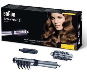 Braun Airstyler AS330 Satin hair (631606) in de groep BEAUTY & HEALTH / Haar & Styling / Stylingtools / Heteluchtborstels bij TP E-commerce Nordic AB (38-30890)