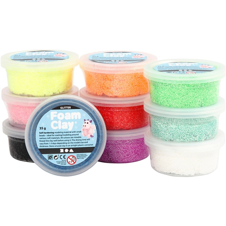 Mixade Färger Glitter 10x35g in de groep SPEELGOED, KINDER- & BABYPRODUCTEN / Speelgoed / Speelklei, speelzand en accessoires bij TP E-commerce Nordic AB (38-30978)