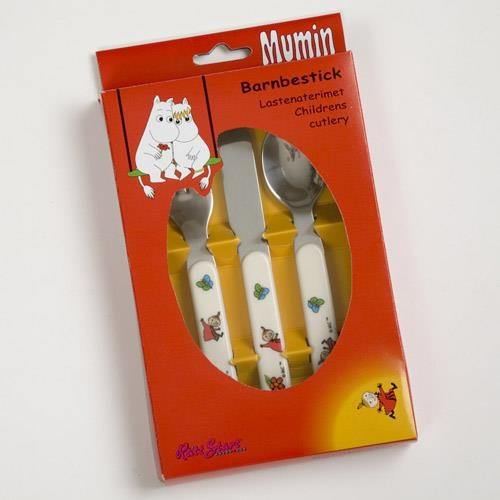 Rätt Start Bestick Mumin (6103) in de groep SPEELGOED, KINDER- & BABYPRODUCTEN / Eten & Drinken / Kinderservies bij TP E-commerce Nordic AB (38-31789)