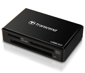 Transcend Multiläsare F8 USB 3.0 Svart (TS-RDF8K) in de groep HOME ELECTRONICS / Opslagmedia / Geheugenkaartlezer bij TP E-commerce Nordic AB (38-32581)