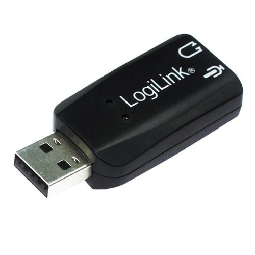 LogiLink USB-ljudkort 2-kanals stereo (UA0053) in de groep COMPUTERS & RANDAPPARATUUR / Computeraccessoires / Externe geluidskaarten bij TP E-commerce Nordic AB (38-32643)