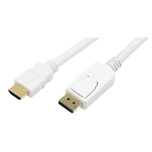 LogiLink Display Port -> HDMI 2m (CV0055) in de groep COMPUTERS & RANDAPPARATUUR / Computerkabels / DisplayPort / Kabels bij TP E-commerce Nordic AB (38-32670)