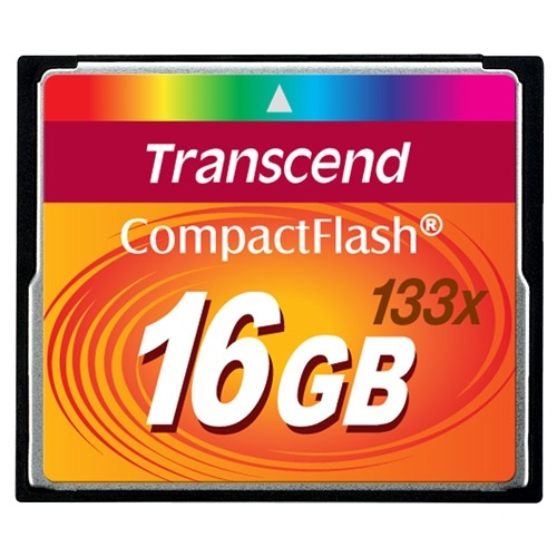Transcend CompactFlash16GB 133x (TS16GCF133) in de groep HOME ELECTRONICS / Opslagmedia / Geheugenkaarten / Compact Flash bij TP E-commerce Nordic AB (38-33009)