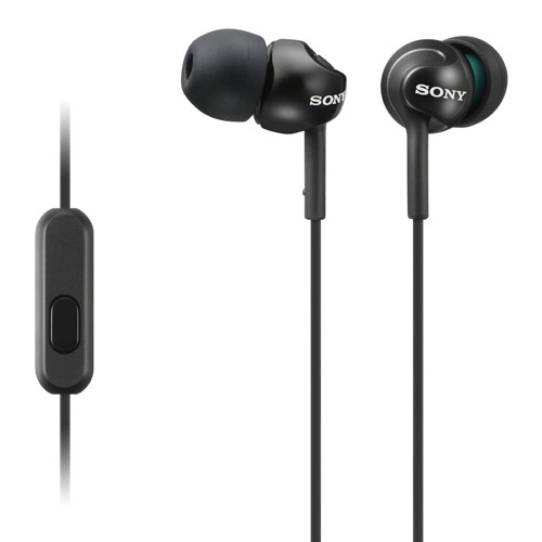 Sony Headset MDR-EX110AP Svart (MDREX110APB.CE7) in de groep HOME ELECTRONICS / Audio & Beeld / Koptelefoon & Accessoires / Koptelefoon bij TP E-commerce Nordic AB (38-33170)