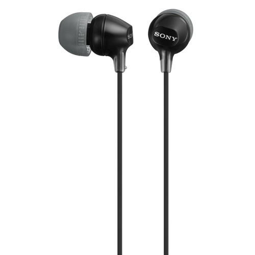 Sony Hörlurar in-ear MDR-EX15 Svart (MDREX15LPB.AE) in de groep HOME ELECTRONICS / Audio & Beeld / Koptelefoon & Accessoires / Koptelefoon bij TP E-commerce Nordic AB (38-33242)