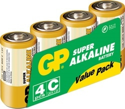 GP Super Alkaline LR14 4-pack (GP151036) in de groep HOME ELECTRONICS / Batterijen & Opladers / Batterijen / Overigen bij TP E-commerce Nordic AB (38-33524)