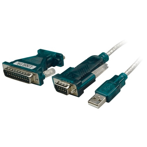 LogiLink USB-kabel -> Seriell-adapter (UA0042A) in de groep COMPUTERS & RANDAPPARATUUR / Computerkabels / USB / USB-A / Adapters bij TP E-commerce Nordic AB (38-33613)