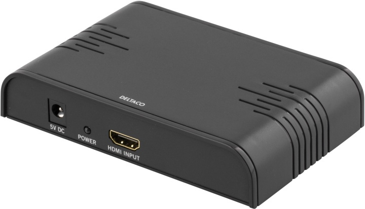 DELTACO Signalomvandlare, HDMI till SCART, PAL, svart in de groep COMPUTERS & RANDAPPARATUUR / Computerkabels / Signaal converter bij TP E-commerce Nordic AB (38-35203)