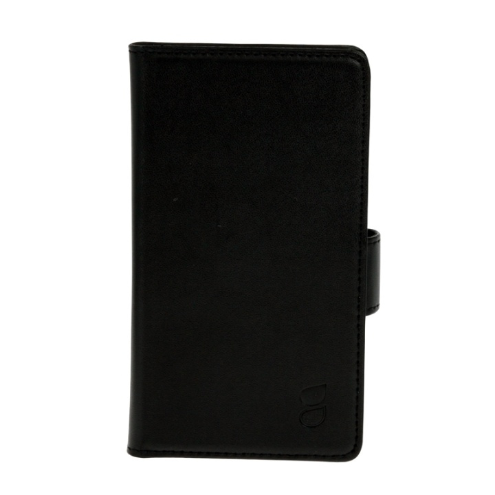 GEAR wallet Black 2 Cardpockets Samsung Galaxy S6 Edge in de groep SMARTPHONE & TABLETS / Mobielbescherming / Samsung bij TP E-commerce Nordic AB (38-36083)