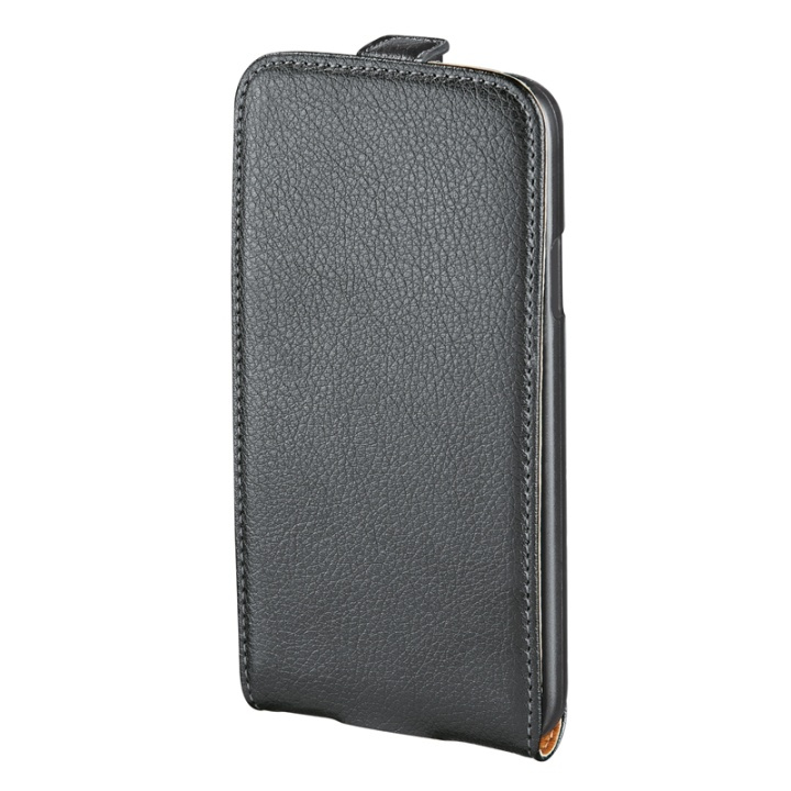 HAMA Mobilväska Flip-Front iPhone6 Plus Läder Svart in de groep SMARTPHONE & TABLETS / Mobielbescherming / Apple / iPhone 6 Plus/6S Plus / Wallet Case bij TP E-commerce Nordic AB (38-36146)