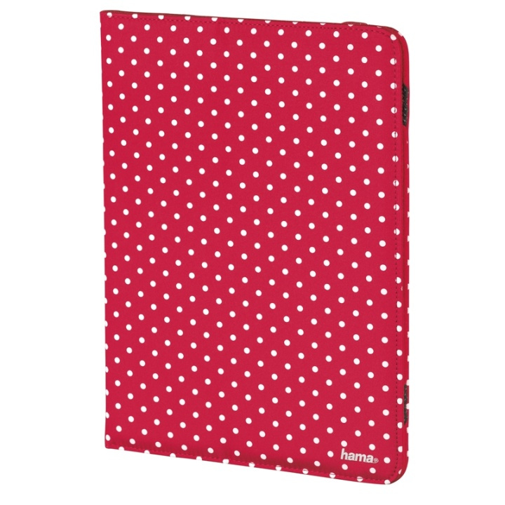 HAMA PolkaDot Tablet cover 10,1 red in de groep SMARTPHONE & TABLETS / Tablet bescherming / Universele bescherming bij TP E-commerce Nordic AB (38-36239)