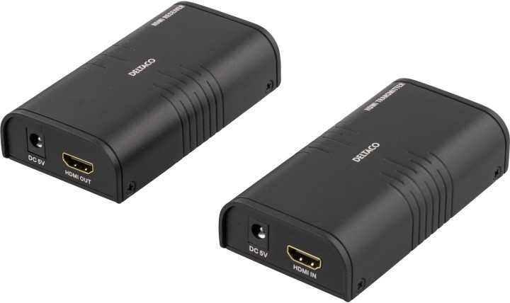 DELTACO Ethernet HDMI-förlängare, 120 meter i 1080P med Cat6, svart in de groep COMPUTERS & RANDAPPARATUUR / Computerkabels / Signaal converter bij TP E-commerce Nordic AB (38-36719)