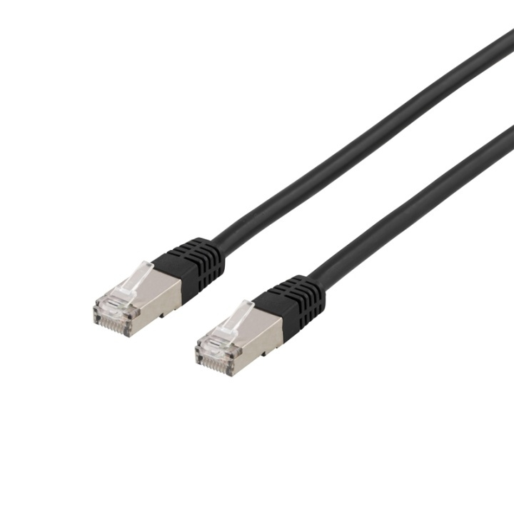 DELTACO U/FTP Cat6a patchkabel, LSZH, 1m, svart in de groep COMPUTERS & RANDAPPARATUUR / Computerkabels / Netwerkkabels / Cat6 bij TP E-commerce Nordic AB (38-36770)