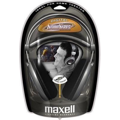 Maxell hörlur med volymkontroll, 3,5/6,3mm, volymkontroll, 2,5m, svar in de groep HOME ELECTRONICS / Audio & Beeld / Koptelefoon & Accessoires / Koptelefoon bij TP E-commerce Nordic AB (38-36936)