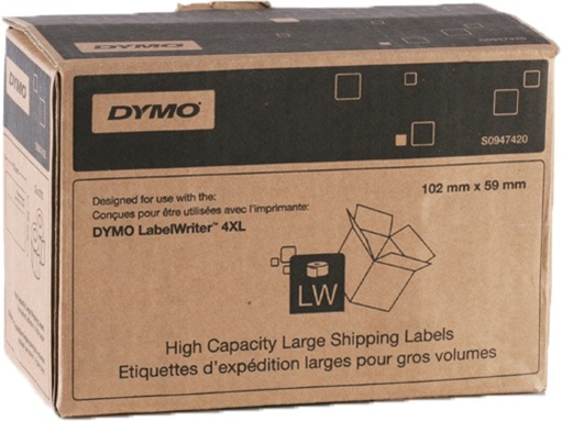 DYMO High Capacity Large Shipping 102x59mm (2 rolls) in de groep COMPUTERS & RANDAPPARATUUR / Printers & Accessoires / Printers / Label machines & Accessoires / Schrijven & Accessoires bij TP E-commerce Nordic AB (38-37216)