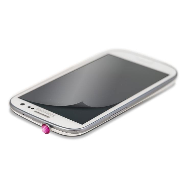 Crystal Pin for Samsung Galax y S III, pink in de groep SMARTPHONE & TABLETS / Overige accessoires / Gadgets bij TP E-commerce Nordic AB (38-38746)