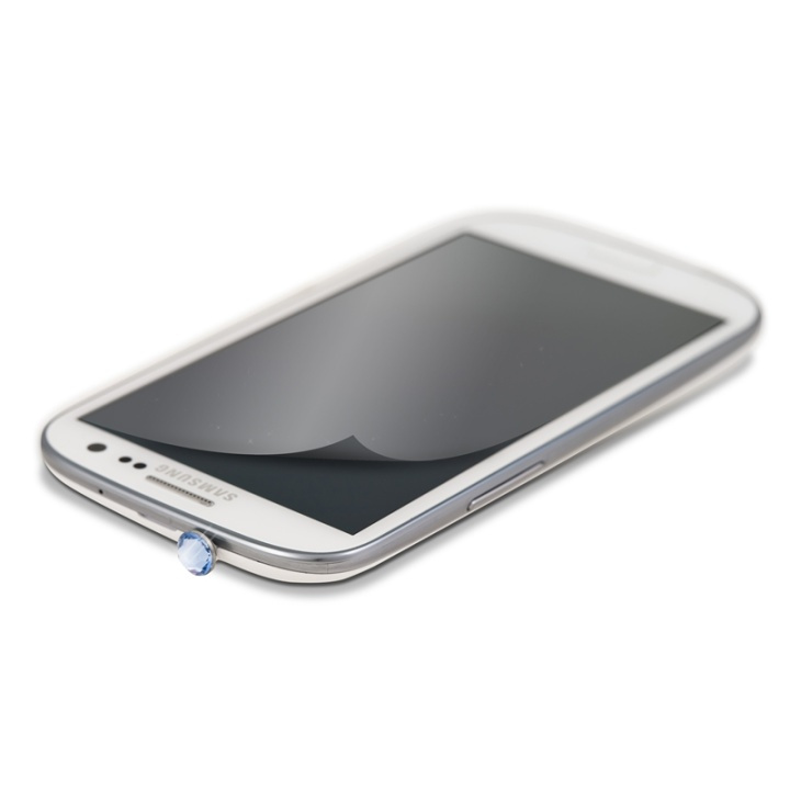 Crystal Pin for Samsung Galax y S III, blue in de groep SMARTPHONE & TABLETS / Overige accessoires / Gadgets bij TP E-commerce Nordic AB (38-38748)