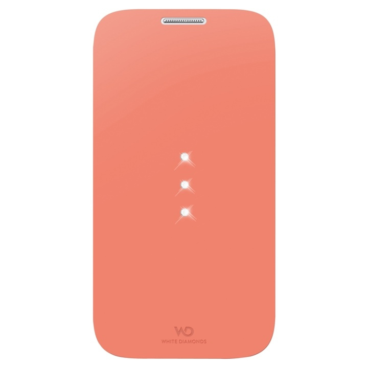 Crystal Booklet Case for Sams ung Galaxy S 4, coral in de groep SMARTPHONE & TABLETS / Mobielbescherming / Samsung bij TP E-commerce Nordic AB (38-38763)