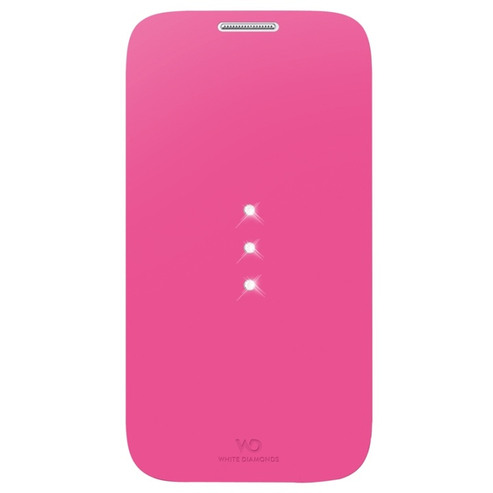 Crystal Booklet Case for Sams ung Galaxy S 4, pink in de groep SMARTPHONE & TABLETS / Mobielbescherming / Samsung bij TP E-commerce Nordic AB (38-38771)