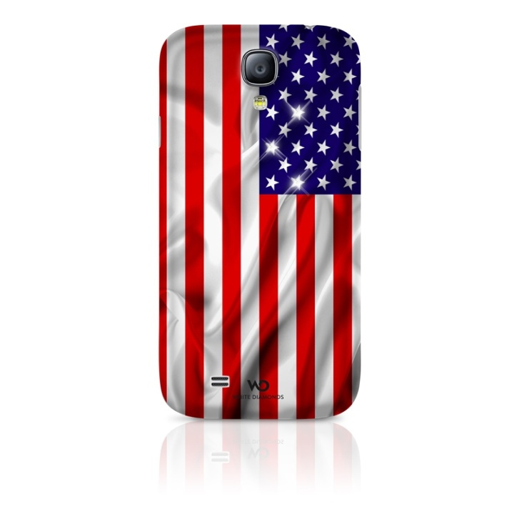 Flag USA Mobile Phone Cover f or Samsung Galaxy S 4 in de groep SMARTPHONE & TABLETS / Mobielbescherming / Samsung bij TP E-commerce Nordic AB (38-38803)