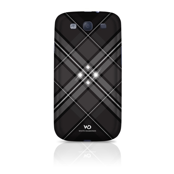 Grid Mobile Phone Cover for S amsung Galaxy S III, black in de groep SMARTPHONE & TABLETS / Mobielbescherming / Samsung bij TP E-commerce Nordic AB (38-38814)