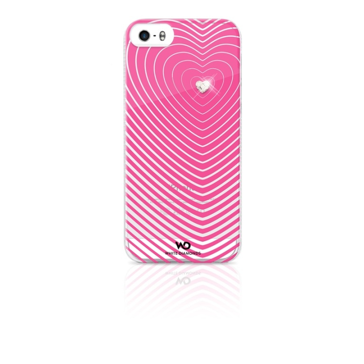 Heartbeat Mobile Phone Cover for Apple iPhone 5/5s, pink in de groep SMARTPHONE & TABLETS / Mobielbescherming / Apple / iPhone 5/5S/SE / Hoesjes bij TP E-commerce Nordic AB (38-38817)