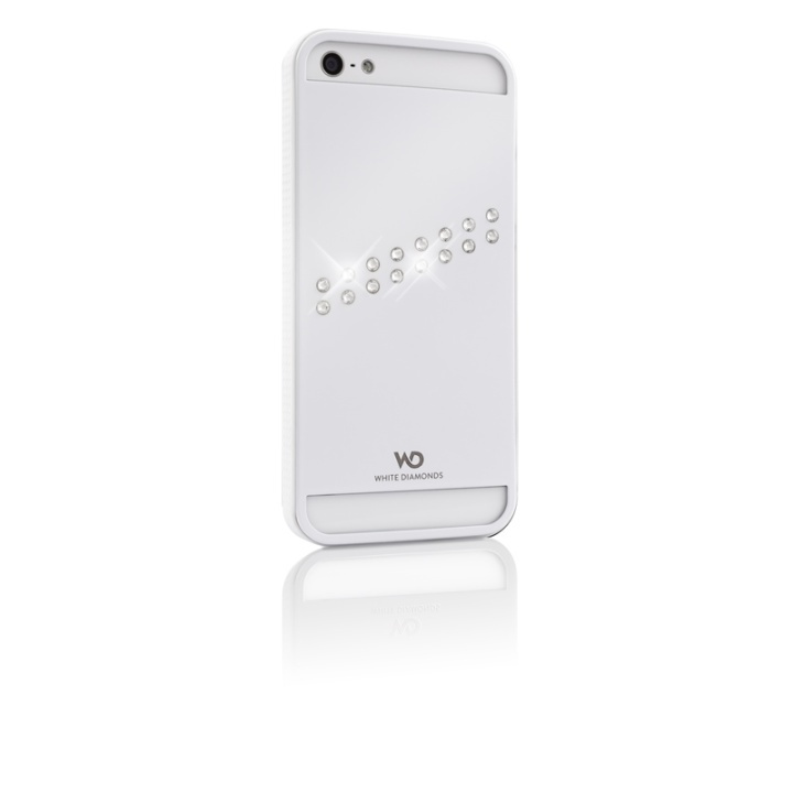 Mobile Phone Cover Metal Stre am for iPhone 5, White in de groep SMARTPHONE & TABLETS / Mobielbescherming / Apple / iPhone 5/5S/SE / Hoesjes bij TP E-commerce Nordic AB (38-38853)