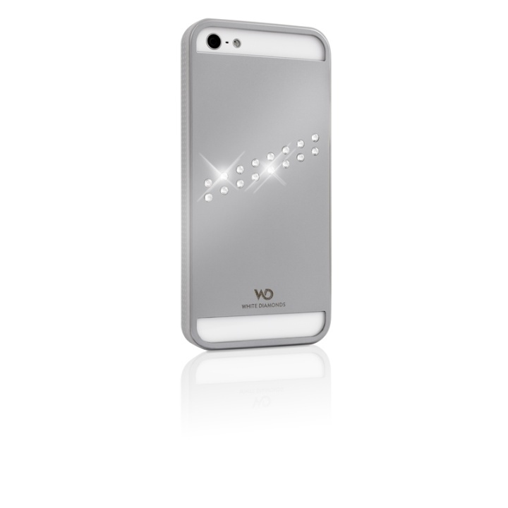 Mobile Phone Cover Metal Stre am for iPhone 5, Silver in de groep SMARTPHONE & TABLETS / Mobielbescherming / Apple / iPhone 5/5S/SE / Hoesjes bij TP E-commerce Nordic AB (38-38856)