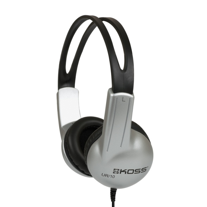 KOSS Stereo OverEar Headphones UR10, Silver in de groep HOME ELECTRONICS / Audio & Beeld / Koptelefoon & Accessoires / Koptelefoon bij TP E-commerce Nordic AB (38-38981)