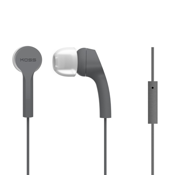 Koss Earphones KEB9iGRY Grey In-Ear with one touch mic in de groep HOME ELECTRONICS / Audio & Beeld / Koptelefoon & Accessoires / Koptelefoon bij TP E-commerce Nordic AB (38-39011)