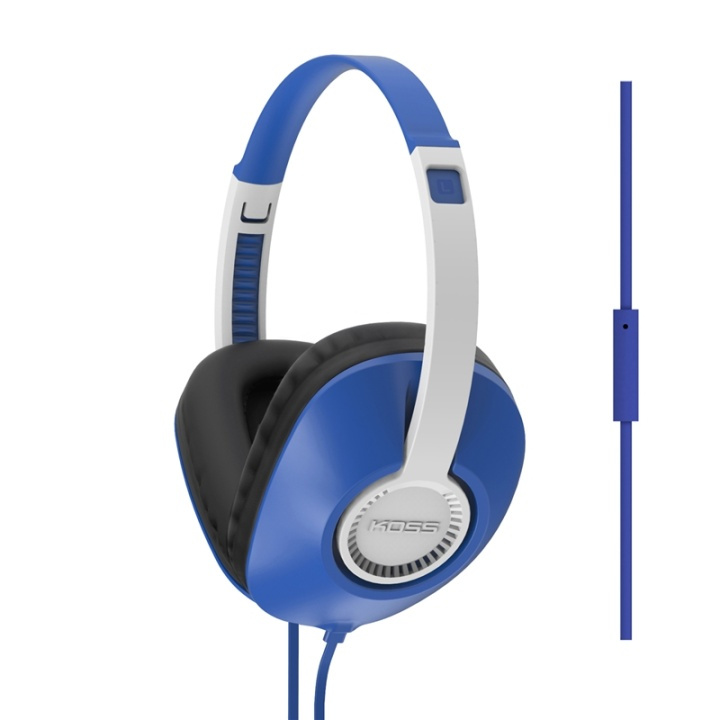 Koss Earphones UR23iB Blue Over-Ear with one touch mic in de groep HOME ELECTRONICS / Audio & Beeld / Koptelefoon & Accessoires / Koptelefoon bij TP E-commerce Nordic AB (38-39019)