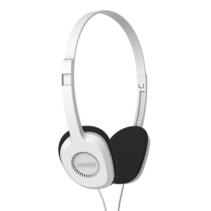 KOSS Hörlur KPH8W On Ear Vit in de groep HOME ELECTRONICS / Audio & Beeld / Koptelefoon & Accessoires / Koptelefoon bij TP E-commerce Nordic AB (38-39031)