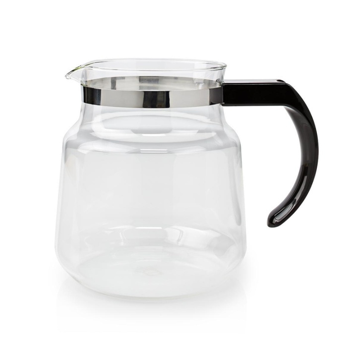 Nedis Glazen Koffiekan | Geschikt voor: Moccamaster K / KB/ 1 0PL / Excellent 10S | 1.2 l | Zwart in de groep HUISHOUDEN & TUIN / Huishoudelijke apparaten / Koffiezetapparaten en accessoires / Filters & Accessoires bij TP E-commerce Nordic AB (38-39165)