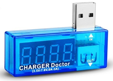 Charger Doctor USB-multimeter in de groep COMPUTERS & RANDAPPARATUUR / Computeraccessoires / Overige bij TP E-commerce Nordic AB (38-39265)