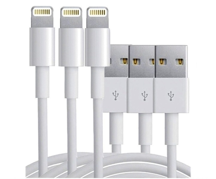 Extra kvalitativa USB-kablar till iPhone och iPad, 1 meter (3-pack) in de groep SMARTPHONE & TABLETS / Opladers & Kabels / Kabels / Kabels Lightning bij TP E-commerce Nordic AB (38-39380)