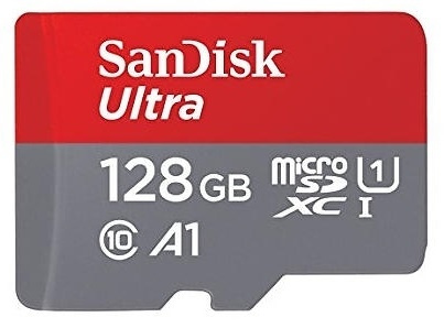 SanDisk minneskort 128GB, Ultra microSDXC, Class 10, UHS-I, 100MB/s in de groep HOME ELECTRONICS / Opslagmedia / Geheugenkaarten / MicroSD/HC/XC bij TP E-commerce Nordic AB (38-39772)