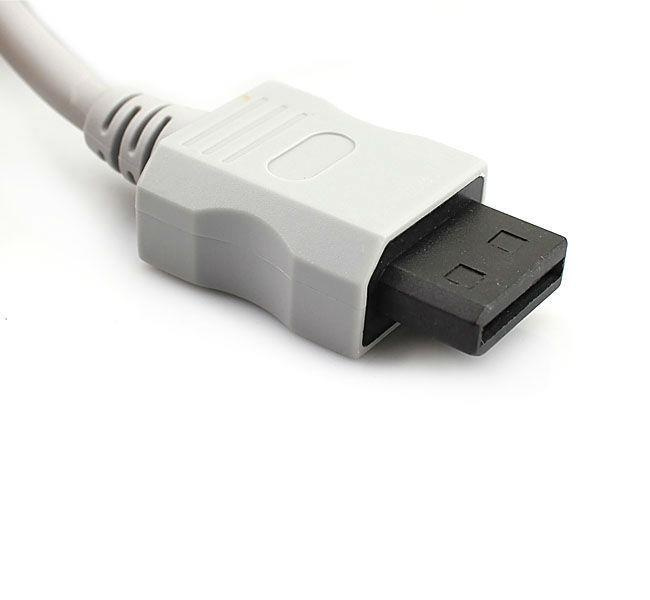 Component kabel voor Wii/Wii U (Grijs) in de groep HOME ELECTRONICS / Spelconsoles en accessoires / Nintendo Wii bij TP E-commerce Nordic AB (38-4003)