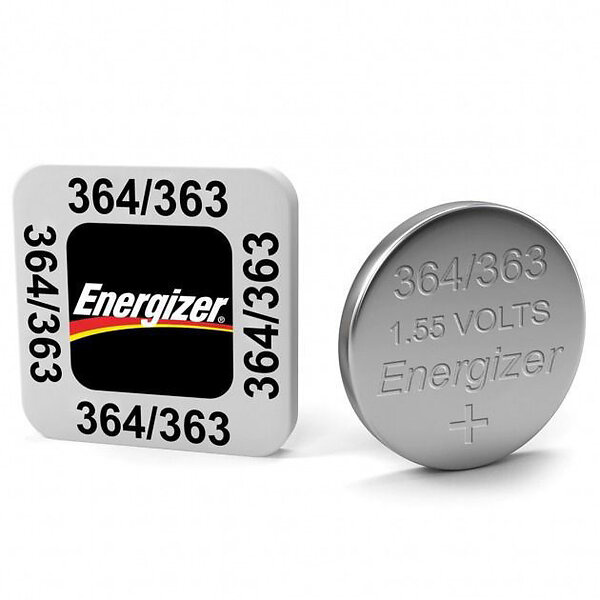 Energizer 364/363 klockbatteri 1.55 V 23mAh in de groep HOME ELECTRONICS / Batterijen & Opladers / Batterijen / Knoopcel bij TP E-commerce Nordic AB (38-40412)