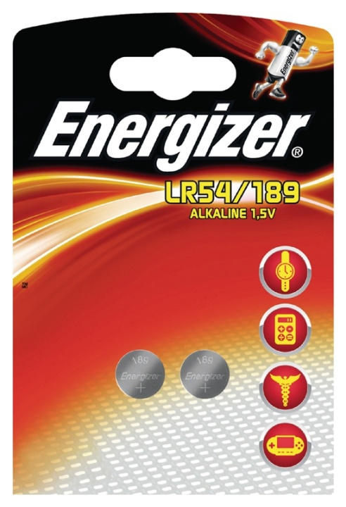 Energizer Alkaline Batterij LR54 | 1.5 V | 2-Blister in de groep HOME ELECTRONICS / Batterijen & Opladers / Batterijen / Knoopcel bij TP E-commerce Nordic AB (38-40435)