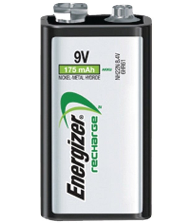 Energizer Oplaadbare NiMH-Batterij E-Block | 8.4 V DC | 175 mAh | Voorgeladen | 1-Blister | 6HR61 | Zilver in de groep HOME ELECTRONICS / Batterijen & Opladers / Oplaadbare batterijen / Overigen bij TP E-commerce Nordic AB (38-40449)