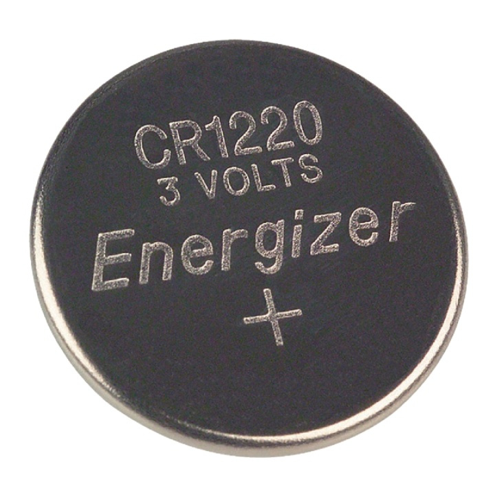 Energizer Lithium-Knoopcelbatterij CR1220 | 3 V DC | 37 mAh | 1-Blister | Zilver in de groep HOME ELECTRONICS / Batterijen & Opladers / Batterijen / Knoopcel bij TP E-commerce Nordic AB (38-40462)