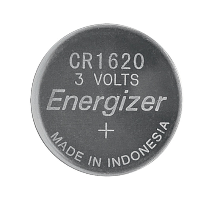 Energizer Lithium-Knoopcelbatterij CR1620 | 3 V DC | 81 mAh | 1-Blister | Zilver in de groep HOME ELECTRONICS / Batterijen & Opladers / Batterijen / Knoopcel bij TP E-commerce Nordic AB (38-40464)