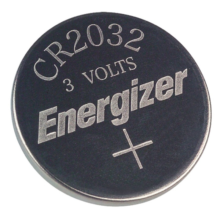 Energizer Lithium-Knoopcelbatterij CR2032 | 3 V DC | 235 mAh | 4-Blister | Zilver in de groep HOME ELECTRONICS / Batterijen & Opladers / Batterijen / Knoopcel bij TP E-commerce Nordic AB (38-40471)