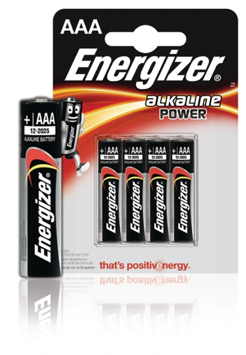 Alkaline-Batterij AAA | 1.5 V DC | 4-Blister in de groep HOME ELECTRONICS / Batterijen & Opladers / Batterijen / AAA bij TP E-commerce Nordic AB (38-40494)