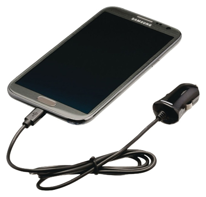 Valueline Autolader 2.1 A Micro-USB Zwart in de groep SMARTPHONE & TABLETS / Opladers & Kabels / Autoladers / Autoladers micro-USB bij TP E-commerce Nordic AB (38-41858)