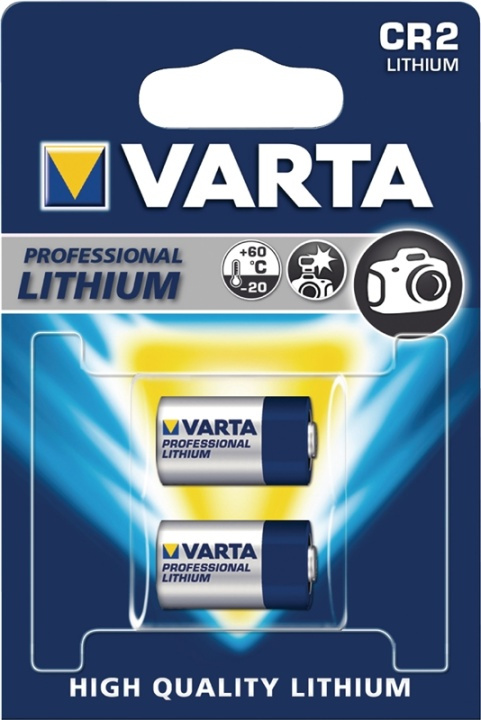 Varta Lithium Batterij CR2 3 V 2-Blister in de groep HOME ELECTRONICS / Batterijen & Opladers / Batterijen / Overigen bij TP E-commerce Nordic AB (38-41952)