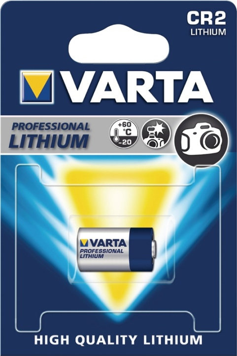 Varta CR 2 (6206) batterij, 1 stk. blister Lithiumbatterij, 3 V in de groep HOME ELECTRONICS / Batterijen & Opladers / Batterijen / Overigen bij TP E-commerce Nordic AB (38-41953)
