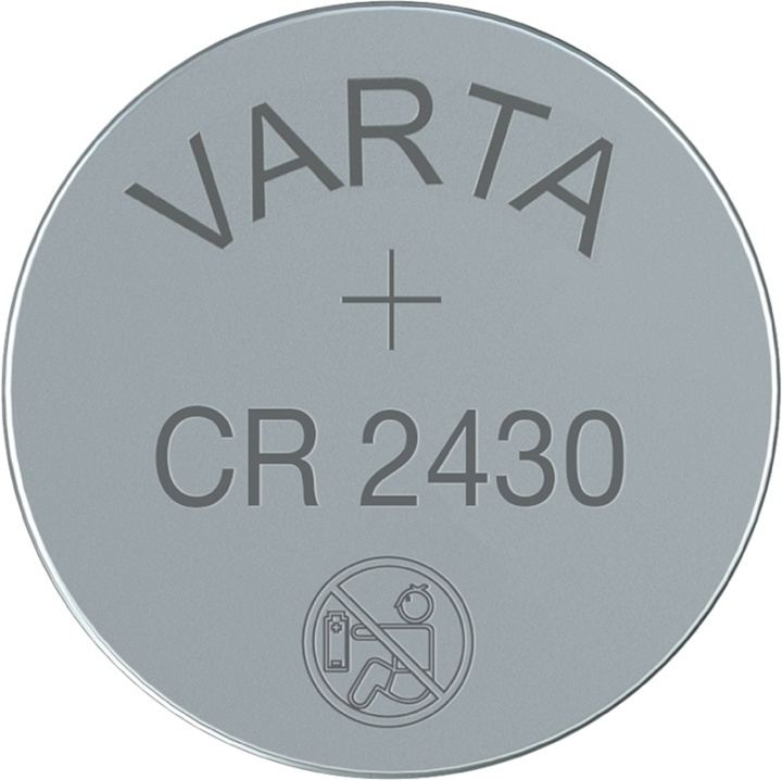 Varta CR2430 (6430) batterij, 1 stk. blister lithium knoopcel, 3 V in de groep HOME ELECTRONICS / Batterijen & Opladers / Batterijen / Knoopcel bij TP E-commerce Nordic AB (38-41984)