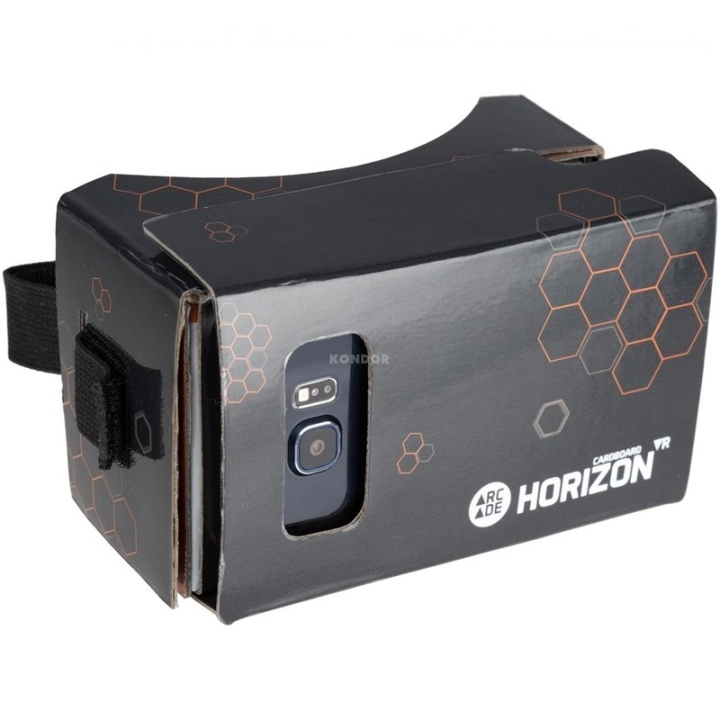 ARCADE Virtual Reality Headset Horizon Cardboard in de groep SMARTPHONE & TABLETS / Training, thuis & vrije tijd / VR-bril bij TP E-commerce Nordic AB (38-42022)